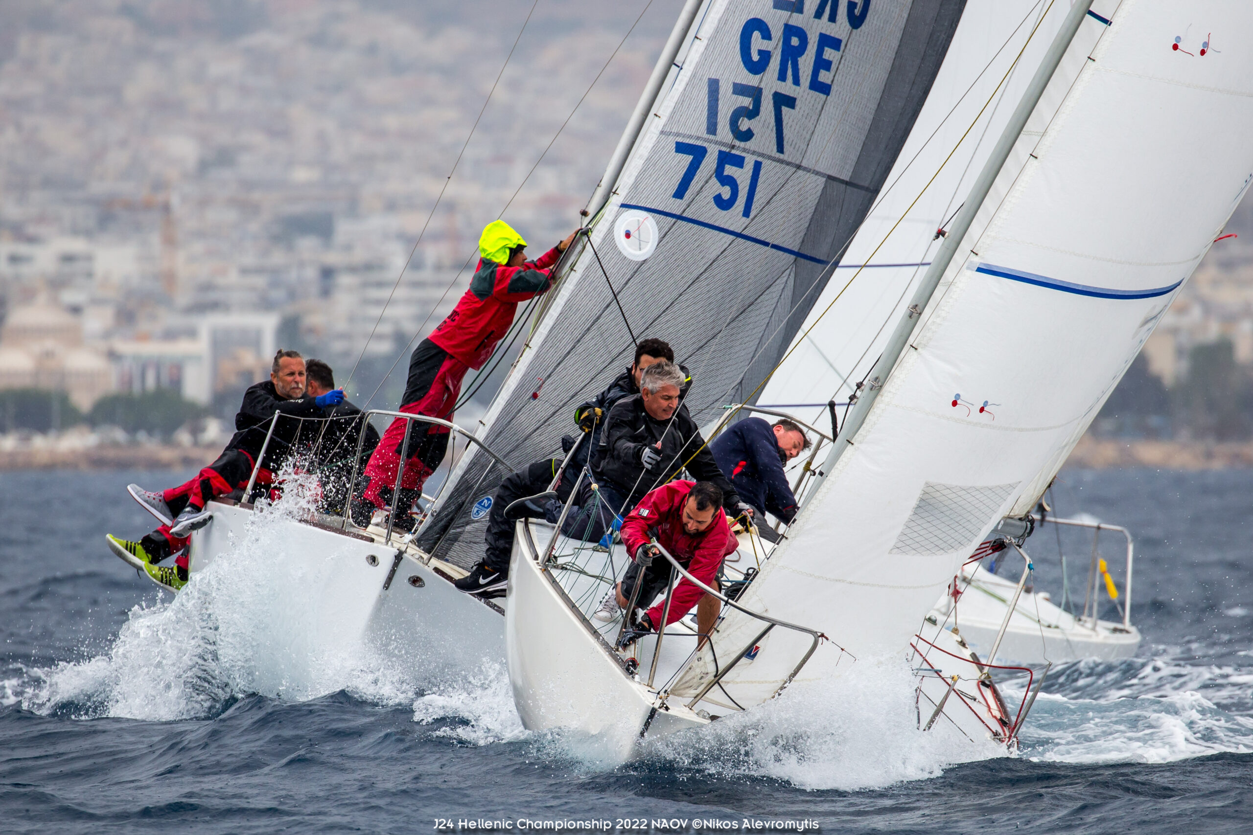 J24 Hellenic Championship 2022.NAOV ©Nikos Alevromytis
