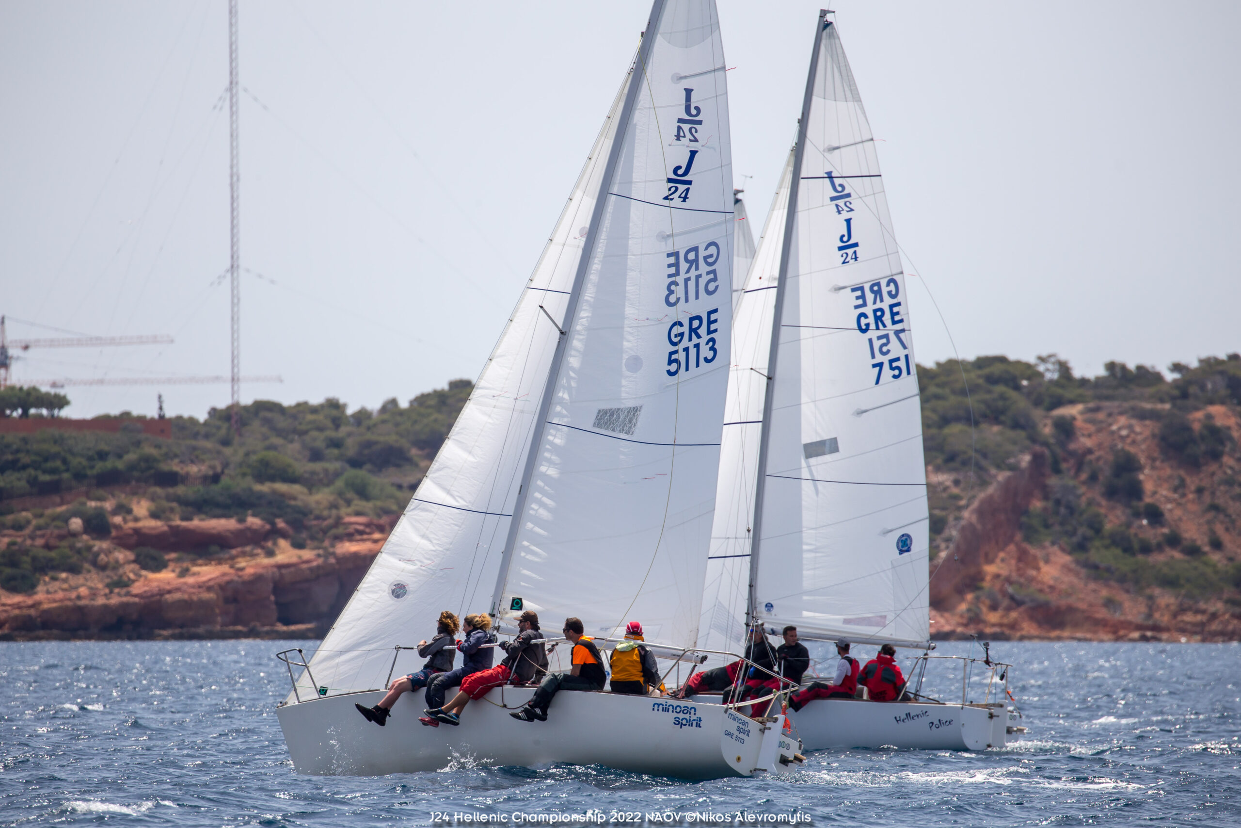 J24 Hellenic Championship 2022.NAOV ©Nikos Alevromytis