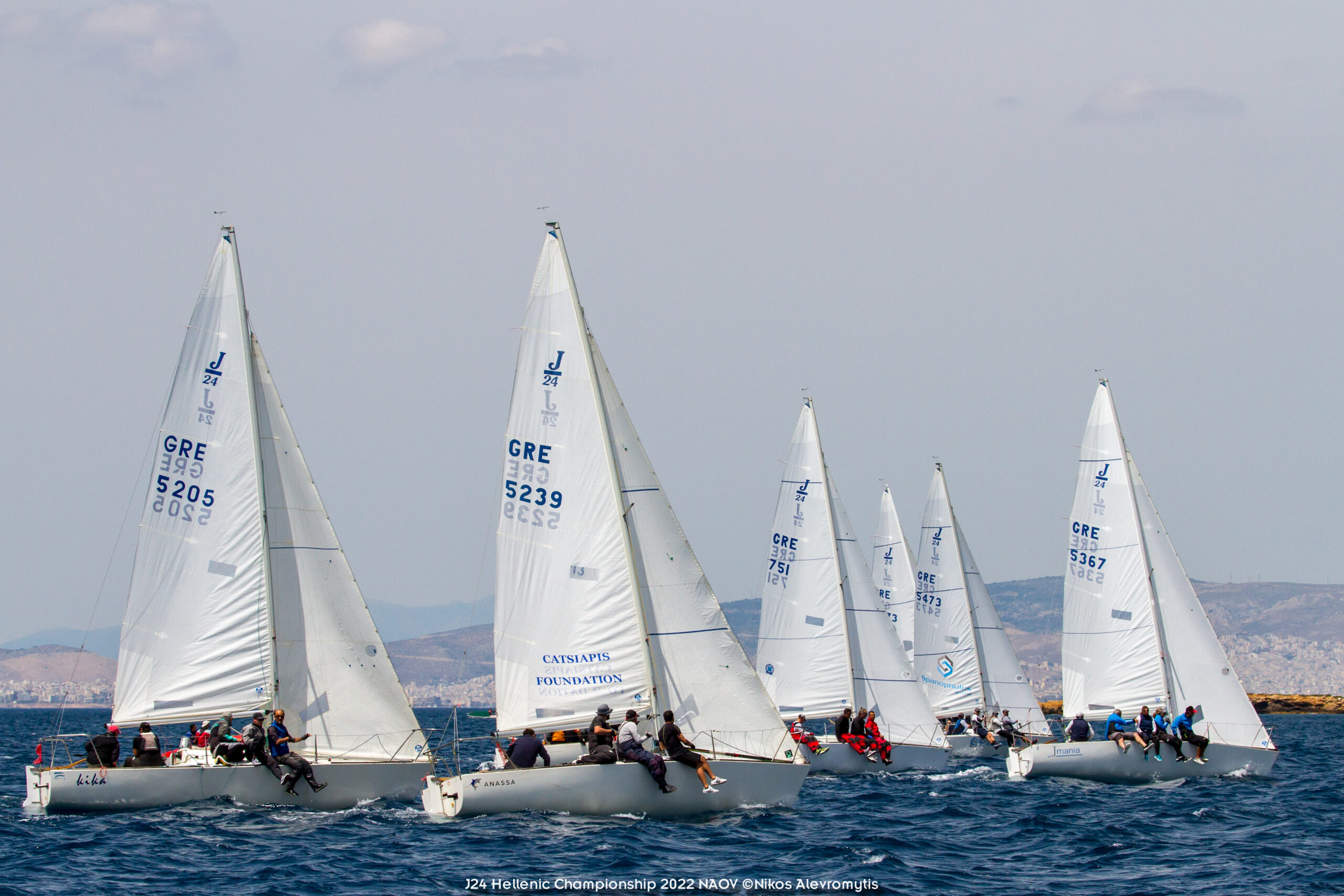 J24 Hellenic Championship 2022.NAOV ©Nikos Alevromytis